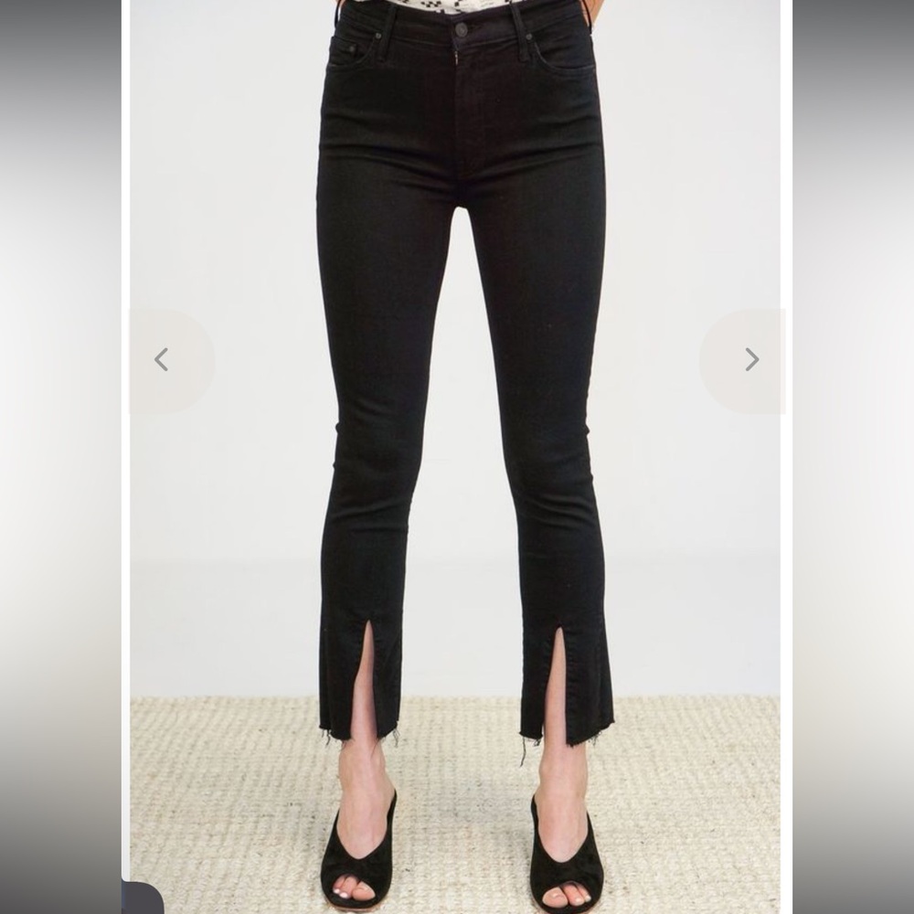 Mother The Insider Slit Ankle Fray In Not Guilty color Sz 28